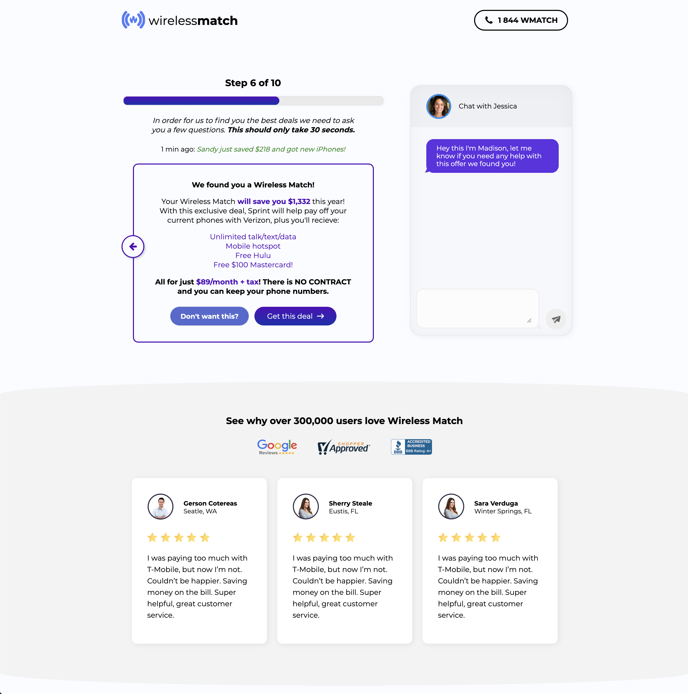 WirelessMatch Customer Facing